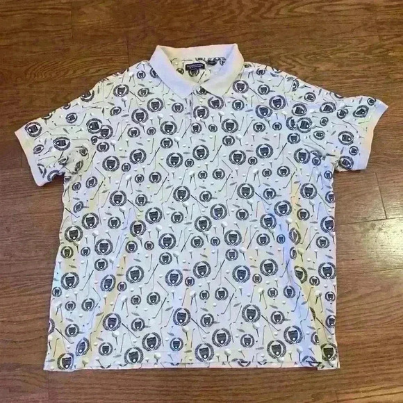 ROUNDTREE & YORKE  3 Button Placket Polo Size 4X 4XT Golf Country Club - Picture 2 of 9